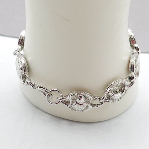 1967 Sarah Coventry Harlequin Reversible Bracelet Sea Life Colorful Geometric - Picture 3 of 9